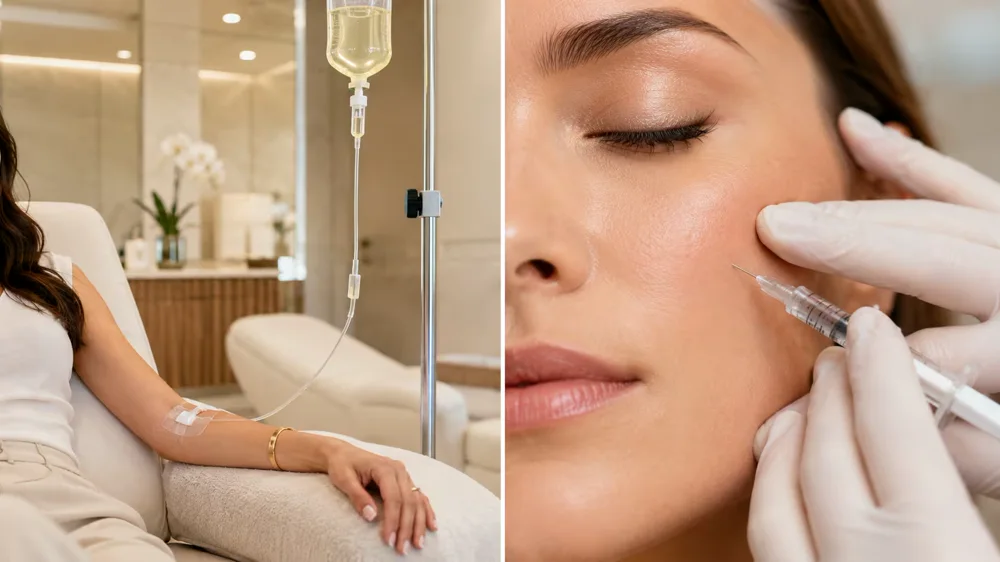 Illustrative clinical setting for an exosome skin-treatment consultation