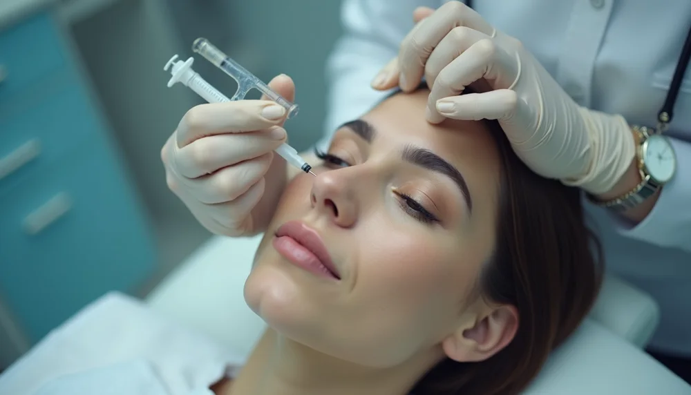 Illustrative facial injectable assessment for a Sunekos consultation