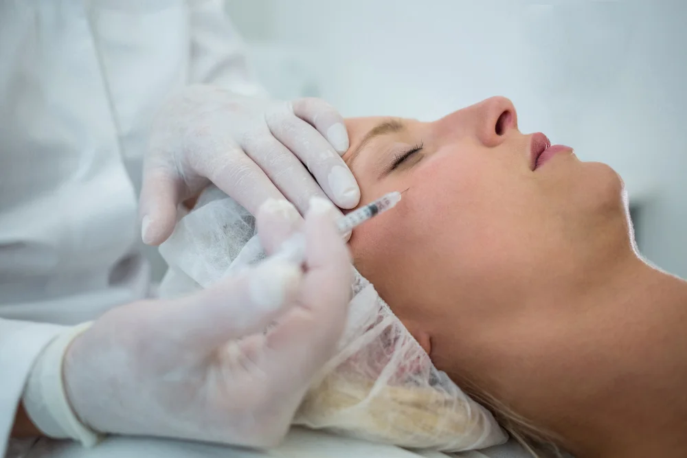 Profhilo facial treatment in a clinical setting
