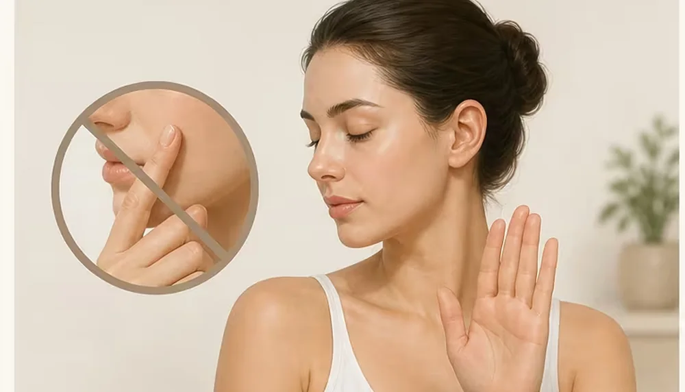 Illustrative hand-skin review with a focus on texture and overall skin quality