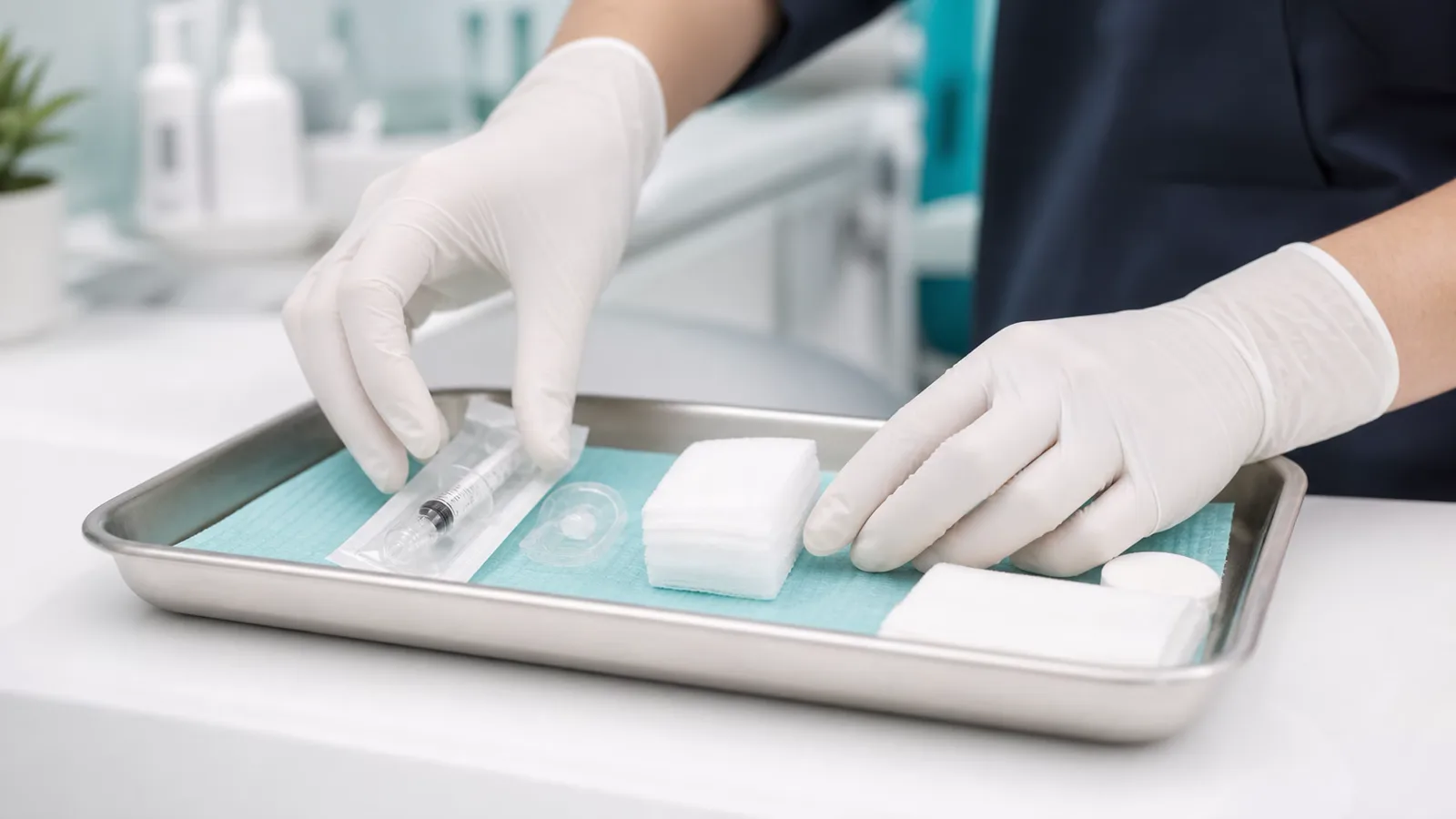 Sterile preparation for an injectable treatment
